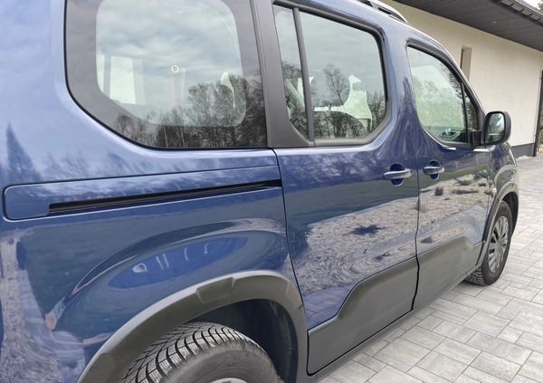 Peugeot Rifter cena 94000 przebieg: 82000, rok produkcji 2020 z Warszawa małe 254